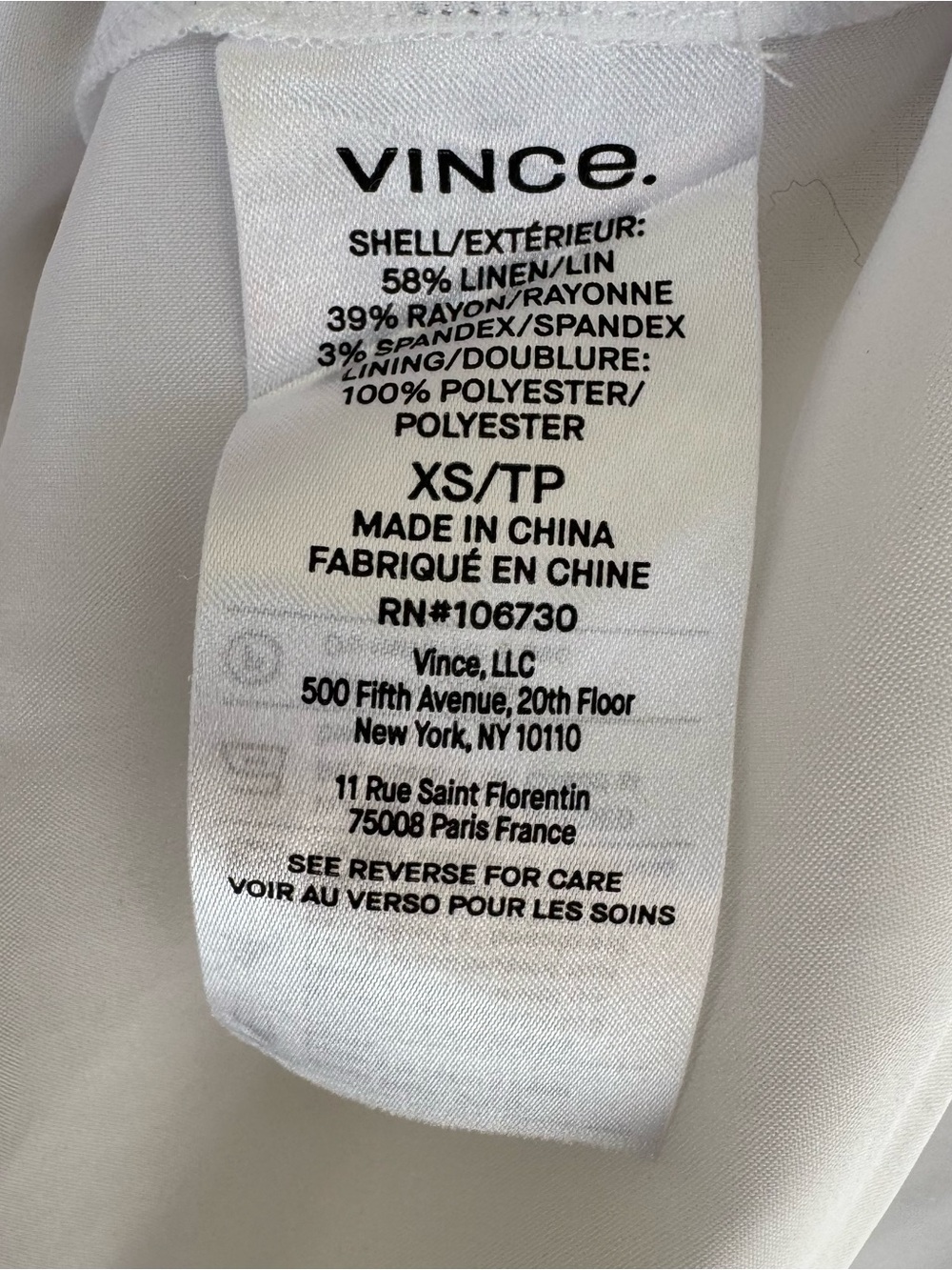 Vince Linen Blend Square-Neck Maxi Dress - Picture 4 of 10